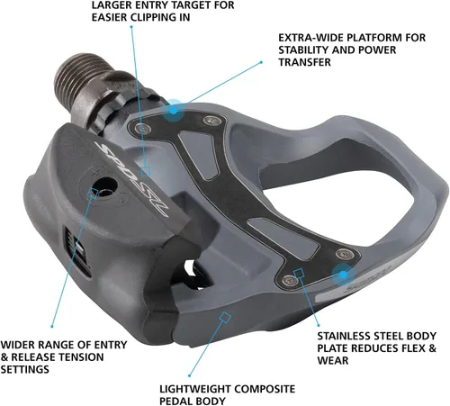 Miniatura 2 de Shimano PD-R550 SPD-SL pedales de bicicleta