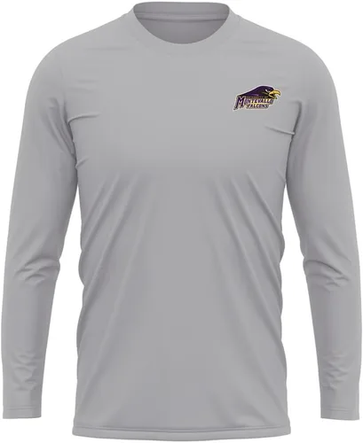 Miniatura 314 de Camisa deportiva de manga larga oficial de la NCAA Collegiate para hombre, con logotipo en el pecho izquierdo, colección Athletic Heather