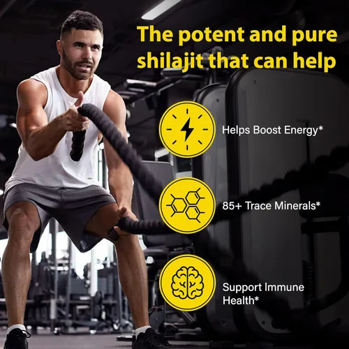 Miniatura 9 de O NATURE . ZIRAN Gomitas Shilajit para hombres y mujeres, gomitas de oro Shilajit ricas en Ashwagandha, Gokshura con más de 85 minerales, sabor