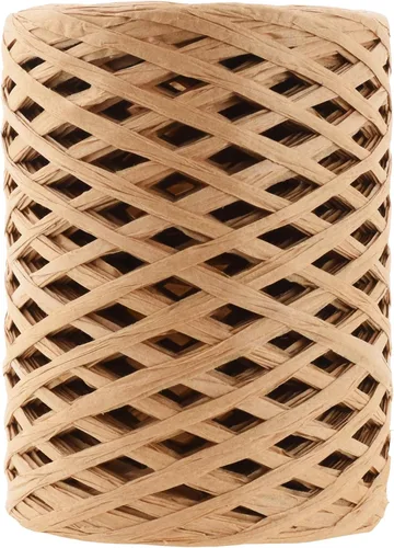 Miniatura 49 de Mandala Crafts Aqua Raffia - Hilo de rafia para envolver regalos, cinta de rafia de papel natural de 200 yardas para ganchillo, manualidades