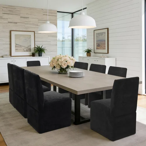 Miniatura 30 de RNKSFX Juego de 4 sillas de comedor tapizadas verdes, sillas de comedor modernas, sillas de cocina y comedor, sillas de comedor de lino con marco