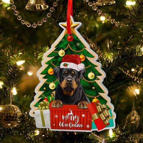 Miniatura 9 de Adornos de perro boxer para árbol de Navidad, adorno de aluminio boxer, decoración de Navidad 2023 para amantes de los boxeadores, mamá de perro