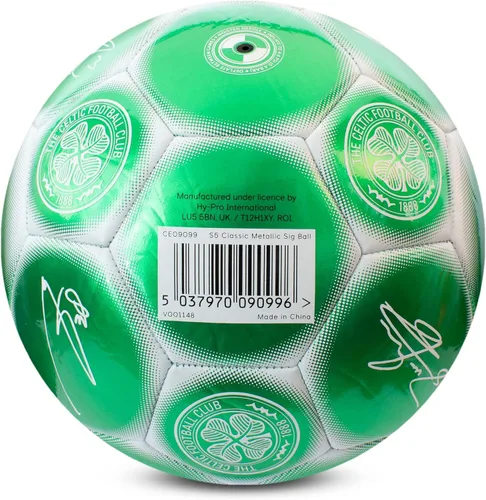 Miniatura 4 de Hy-Pro Balón de fútbol clásico con licencia oficial, metálico, talla 5, entrenamiento, partido, mercancía, coleccionable para niños y adultos