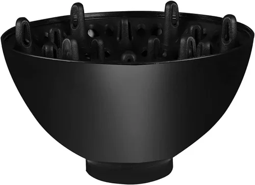 Difusor de pelo, negro adaptable para secadores de pelo, difusor universal para secador de cuidado rizado, difusores y herramientas de peinado y