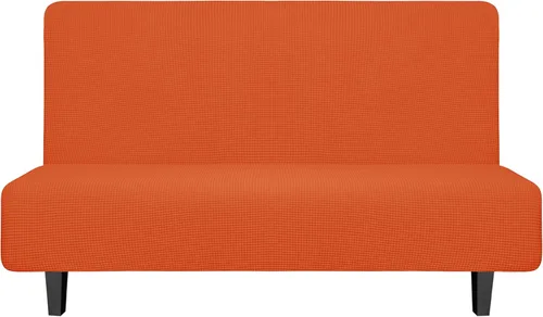 Miniatura 16 de Easy-Going - Funda elástica para futón, cubierta para sofá cama sin brazos, protector de muebles sin reposabrazos con parte inferior elástica
