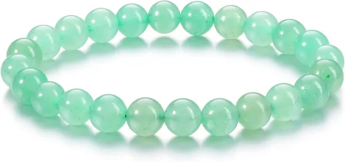 Miniatura 43 de Jovivi Pulsera elástica de cuentas redondas semipreciosas naturales – 0.315 pulgadas hecha a mano con cuentas de piedras preciosas curativas
