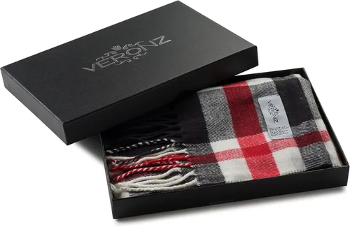 Miniatura 7 de Veronz - Bufanda clásica de invierno muy suave de aspecto lujoso y sensación de cachemira con caja de regalo