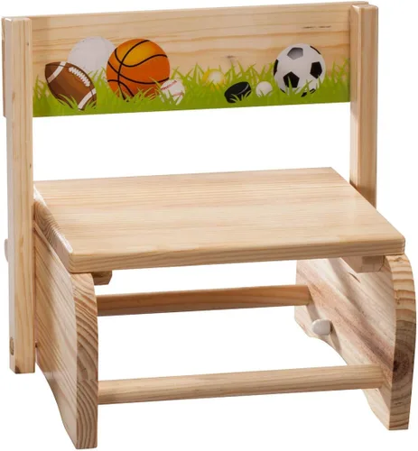 Miniatura 11 de Taburete y silla infantil 2 en 1, diseño de animales y postres