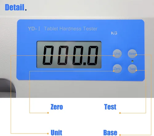 Miniatura 6 de CGOLDENWALL YD-I Manual de carga y prensa Tablet Dureza Tester YD-1 Tablet Dureza Máquina de prueba de dureza Tablet Prueba de dureza Durómetro