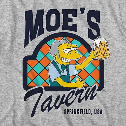 Miniatura 2 de The Simpsons Krusty The Clown Shirt Krusty Burger Logo Tee Graphic T-Shirt