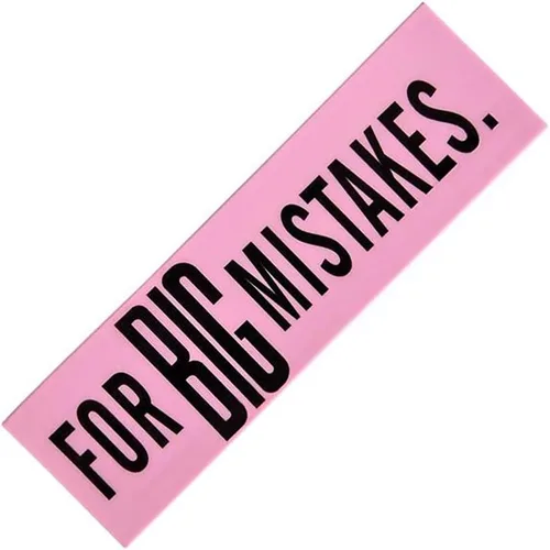 Miniatura 3 de The Dreidel Company Borrador Jumbo Big Mistake, suministros escolares, recuerdos de fiesta (paquete de 2)