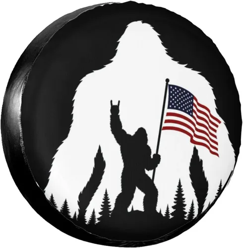 Miniatura 6 de Bee Wings Blooms Spare Tire Cover Wheel Protectors Dust-Proof Wheel Tire Cover Fit Trailer, Rv, Sand Many Vehicle 14inch