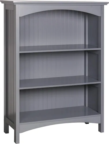 Miniatura 14 de eHemco Estantería de 2 niveles con 2 soportes arqueados, 29 pulgadas, gris