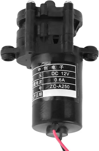 Miniatura 8 de 12V ZC-A250 Mini autocebante - Engranaje DC para la herramienta de bombeo de agua del acuario