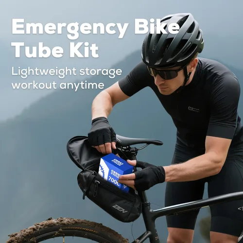 Miniatura 5 de Tubo interior de repuesto para neumático de bicicleta 700c para bicicleta de carretera de 28 pulgadas, repuesto de caucho butílico resistente