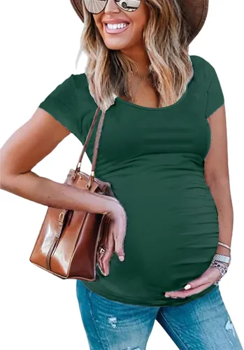 Miniatura 8 de Peauty Women's Maternity Side Ruched Shirts