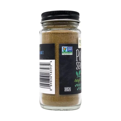 Miniatura 5 de Frontier Co-op Condimento para aves de corral sin sal, botella de 1.34 onzas, mezcla de salvia, tomillo y cebolla, perfecto para aves de corral
