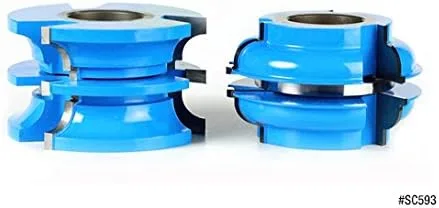 Miniatura 7 de Amana Tool - SC592 2 piezas de carburo con punta de 3 alas y perfil de riel puerta exterior 2-7/8 diámetro