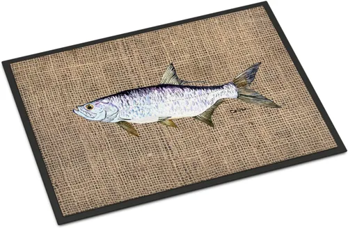 Caroline's Treasures 8774JMAT - Tapete de lona para puerta delantera, 24 x 36 pulgadas, para interiores y exteriores, para entrada, antideslizante,