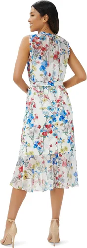 Miniatura 2 de Adrianna Papell Women's Printed Mixed Fabric Dress