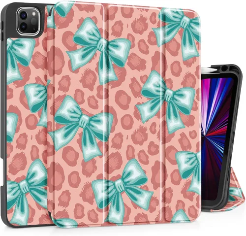 Miniatura 18 de May Chen Funda para iPad Pro de 11 pulgadas (4ª, 3ª, 2ª y 1ª generación) 2022 2021 2020 2018, soporte triple + soporte para lápiz + encendido