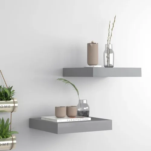 Miniatura 23 de Estantes flotantes de pared, juego de 4 estantes decorativos para montar en la pared, estante colgante con soportes invisibles para decoración