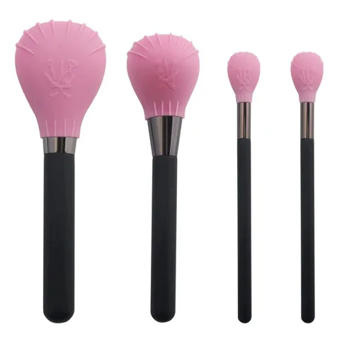 Miniatura 7 de LORMAY 4 fundas de silicona para brochas de maquillaje, burbujas de cepillo para proteger las cerdas de ser aplastadas y mantener la bolsa