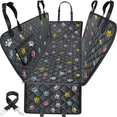 Miniatura 19 de URPOWER Funda de asiento para perro, hamaca 100% impermeable, 600D, resistente, a prueba de arañazos, antideslizante, duradera, suave