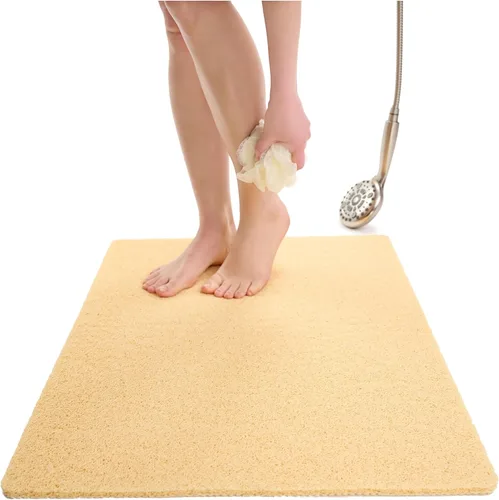 Miniatura 107 de Tapete de ducha antideslizante para bañera - Tapete de baño de lufa para baño - Tapete de baño de 40 x 16 pulgadas - Alfombra de baño antideslizante