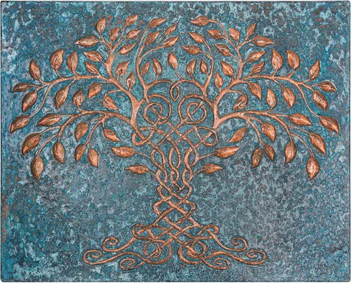 Salpicaduras de Cocina, Salpicaduras de Cocina Árbol de la Vida Celta, Panel de Salpicaduras de Cobre Personalizable, Azulejo de Salpicaduras de