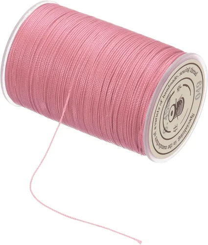 Miniatura 41 de MECCANIXITY Cordón encerado de poliéster encerado de 0.020 in, cuerda de cera de 175 yardas para hacer pulseras, collares, cuentas, joyería y Negro