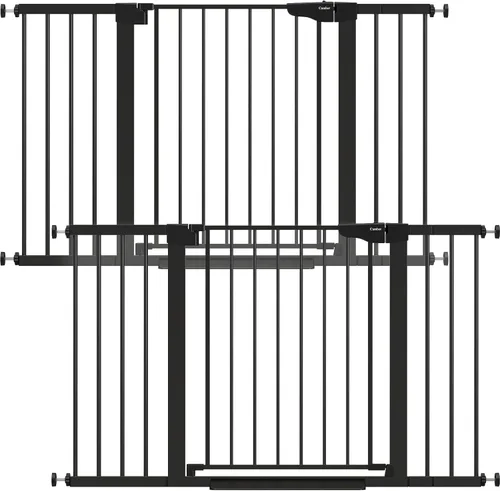 Miniatura 38 de Cumbor Puerta de bebé extra alta de 36 pulgadas para escaleras, puerta para perros de 29.7-40.6 pulgadas de ancho para puertas, puertas de mascotas