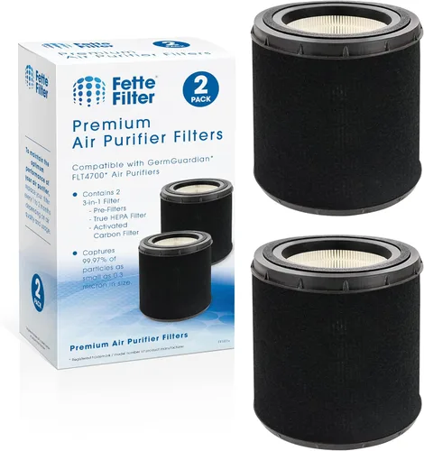 Miniatura 9 de Fette Filter - FLT151 Filtro de repuesto True Hepa H13 V compatible con GermGuardian para modelos AC3000, AC151, AP3151, AC3000W, AC3000, AC151W
