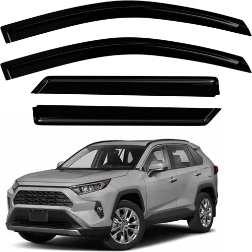 Miniatura 72 de Viseras de ventana protectores de lluvia para Chevy Equinox 2018 2019 2020 2021 2022 2023 2024