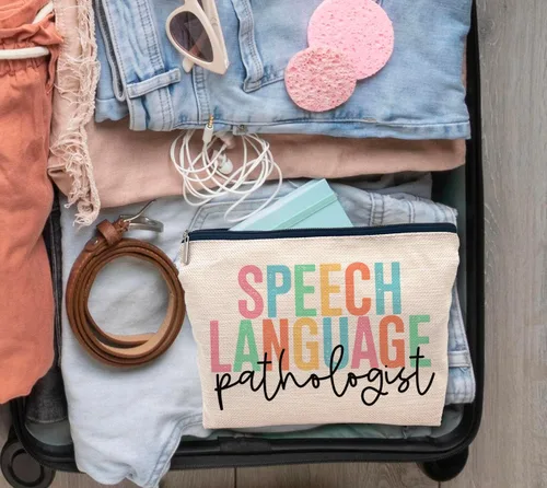 Miniatura 4 de IWXYI Bolsa de maquillaje para lenguaje del habla, Lenguaje del habla3