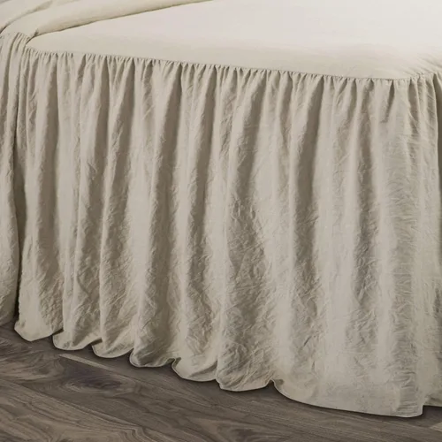 Miniatura 5 de Lush Decor - Juego de colcha con volantes de 3 piezas de lujo, estilo de casa de campo, elegante detalle de volantes, diseño clásico y atemporal