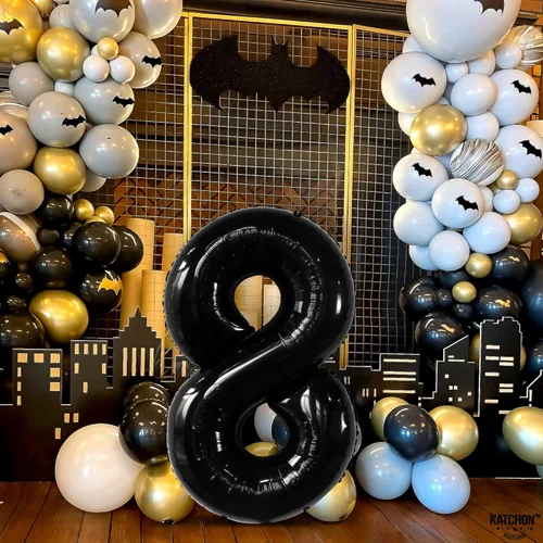 Miniatura 775 de KatchOn, Globo grande azul número 2 de 40 pulgadas Decoraciones de cumpleaños de Baby Shark para niño de 2 años Globo azul número 2 Globo