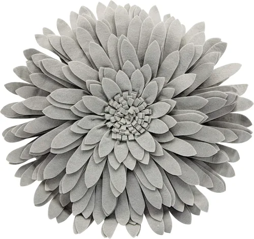 Miniatura 20 de Almohada decorativa 3D de flores de margarita, manta de girasol de 14.5 x 13 pulgadas, decoración redonda para el hogar para sofá y cama
