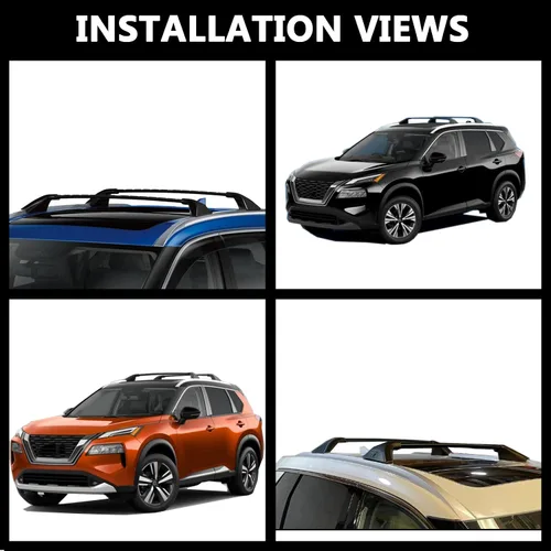 Miniatura 7 de ROKIOTOEX Barras transversales para portaequipajes Rogue Platinum SL Factory 2021-2026 Rogue Platinum SL Rieles de techo empotrados para equipaje