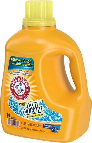 Miniatura 12 de Arm & Hammer Detergente líquido para ropa Plus OxiClean, aroma fresco, 70 cargas