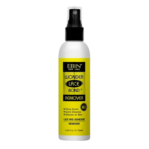 Wonder Lace Bond Removedor de adhesivo para peluca en aerosol original – 4.05 fl oz./4.1 fl oz elimina suavemente el pegamento de la peluca y los