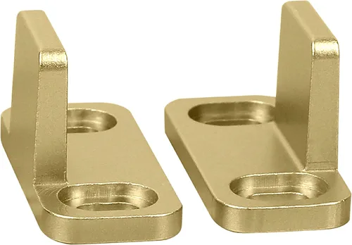 National Hardware N700-113 - Guía de doble piso para puertas correderas de granero, puertas correderas de armario y puertas de granero de baño,