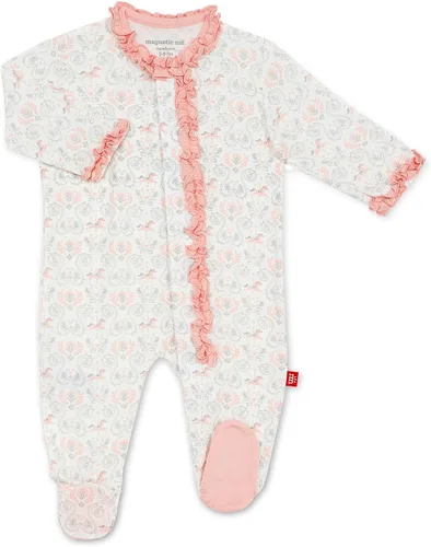 Miniatura 4 de Magnificent Baby Pijama de algodón con cierre magnético para niñas