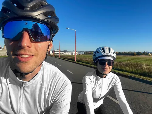 Miniatura 7 de Wulibike Camiseta de ciclismo para mujer, manga larga, camisetas de ciclismo para mujer, camisetas de ciclismo transpirables con 4 bolsillos