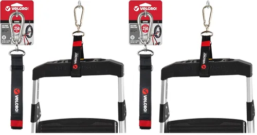 Miniatura 10 de VELCRO Brand Correa de sujeción fácil para organizar el garaje, pequeña, con capacidad de 150 libras, 40,6 cm x 2,5 cm, negra, VEL-30801-USA