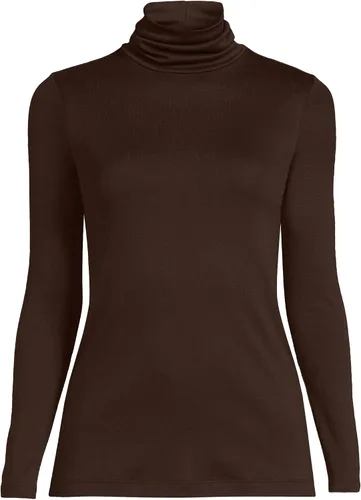 Miniatura 18 de Lands' End Supima - Suéter de cuello alto y mangas largas para mujer