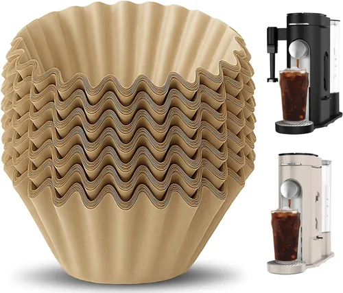 MIMORE Filtros de café – 150 filtros de papel de café desechables para cápsulas Ninja y molidos de una sola porción PB041, PB051 (compatible con