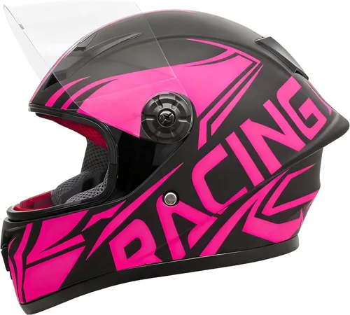 Miniatura 10 de SanQing - Casco de motocicleta de cara completa para niños, motocross, bicicleta de tierra, ATV, BMX, kart, todoterreno, para 4 ruedas, niño, niña