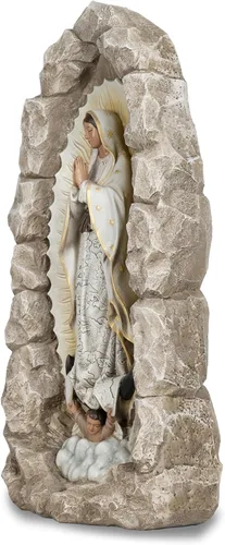 Miniatura 5 de DevotedWalls Nuestra Señora de Guadalupe Estatua - Estatua de Virgen María de 18.8" Católica para Decoración de Interior y Exterior, Gruta