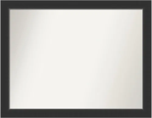 Miniatura 36 de Amanti Art Espejo personalizado, espejo de baño negro Astor, espejo de pared o espejo de tocador de baño sobre el fregadero (25 x 25 pulgadas)